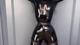 Shweetenlow latex doll tied
