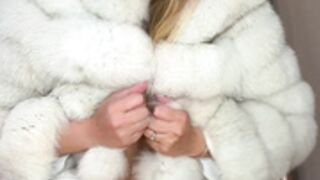 Miss Donatella fur coat teasing
