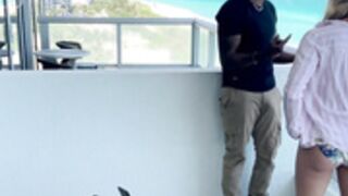 Vacation Hotwife gets her BBC surprise gift