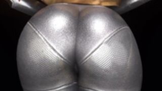 Robot woman butt inflation