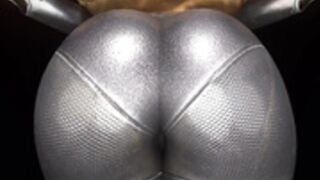 Robot woman butt inflation