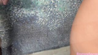 Behind wet Hotwife gets soaked huge BBC