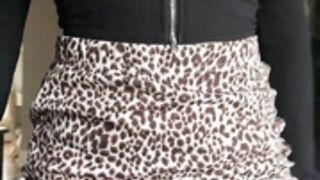 Christina Khalil - Leopard Skirt