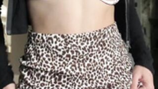 Christina Khalil - Leopard Skirt