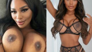 Aubree Rene OnlyFans Black Beauty Fucks Huge Dildo