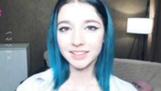 Your_Desssert takes off bra