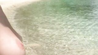 Yourina nude at the beach