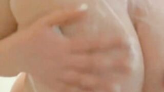 BabyP3ach soapy tits and pussy flash