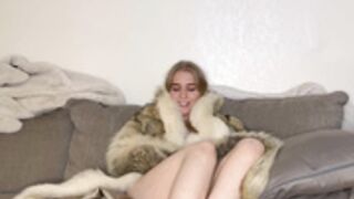 playing in fur