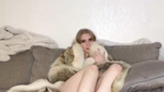 playing in fur