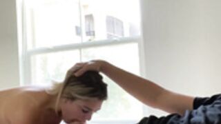 KittieBaby fucks for massive facial