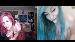 Purple Hair VS Blue Hair