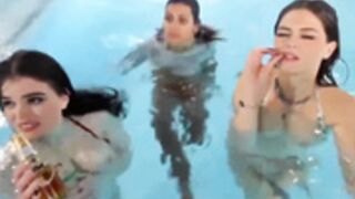 Wizard, iKarli and Stacy_x3 in the pool at MFC social