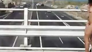 Naomi Nude On A Road Side