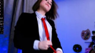 traumfrau_ in secretary outfit