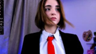 traumfrau_ in secretary outfit