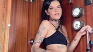 Jujuvibes teasing and rubbing clothed