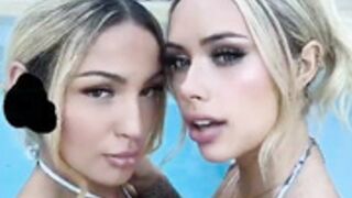 lesbian in swimming pool