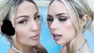 lesbian in swimming pool