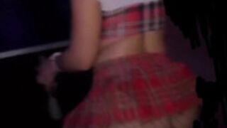 Twerking school girl