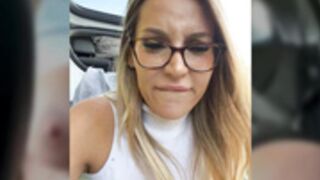 jasminesummer squirts from car