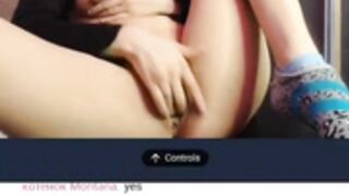 Videocall sexy girl masturbating