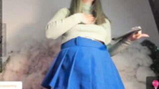 sammysammy_ waifu in blue skirt
