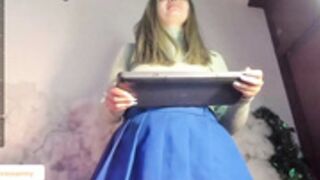 sammysammy_ waifu in blue skirt