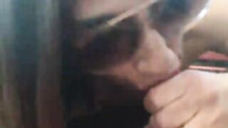 Selene1975 takes cocks in her mouth at Public