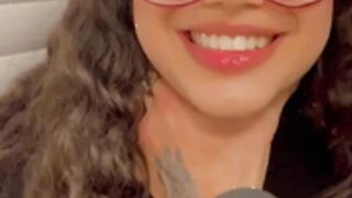 Danikit happily choked