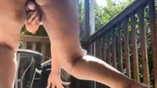 madura caliente al aire libre