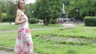 anya blonde nude in public