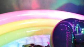 gothstripper in black latex catsuit 4128685105