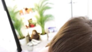 yourcutekote 07.10.2023 pt2 few more fountain squirts