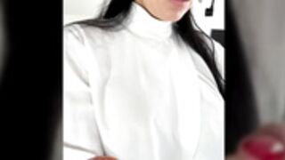 Isa_sinner and CarlaConnor80 blowjob & titfuck