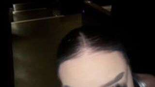 auhneesh nicole sucking BBC in movie theater