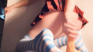 Belle Delphine fucks dildo 2