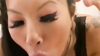 Asa Akira lingerie pov