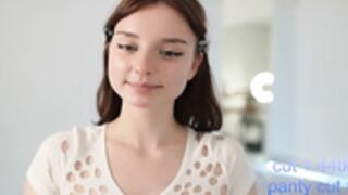 Floret_Joy, Wet tshirt, Banana BJ tease.