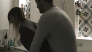 RealLifeCam Elli and new guy intense sex