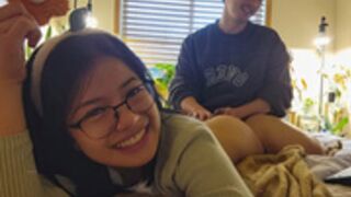 Impitis BG Cute Asian College Couple Creampie Sex