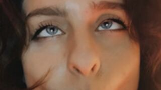 Only fans slut goes cross eyes for me