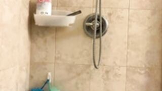 Kandie Angel Showering, and shaving