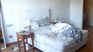 Lialia and Guest guy doggy sex in the bedroom