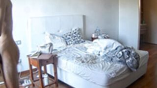 Lialia and Guest guy doggy sex in the bedroom
