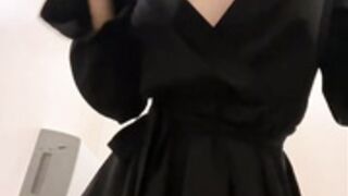 Your_love_Emily Naked show Public Toilet