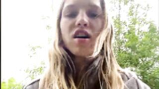Blond outdoor