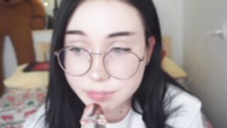 Scarlet Shadow Dildo BJ, Fuck and orgasmic cumshow.
