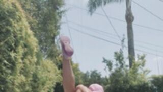 Stefanie Knight - Outdoor Pussy Play And Dildo Fuck