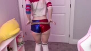 Babe Bella Lynn Harley Quinn Stripping